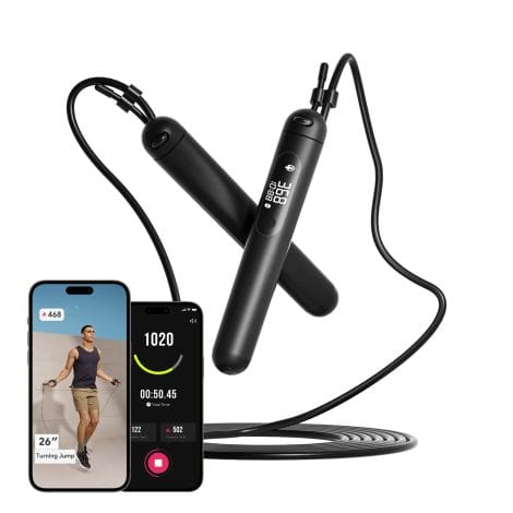 WeFit Jump Rope: Adjustable for all ages, tracks data, rechargeable, with LED display screen. Perfect fitness gift!