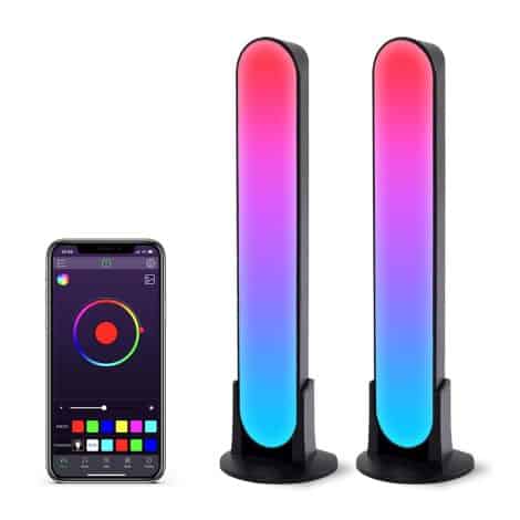 ZUUKOO LIGHT Smart LED Light Bar: Vibrant RGB with 19 modes, syncs to music, perfect for gaming, movies, and ambiance.