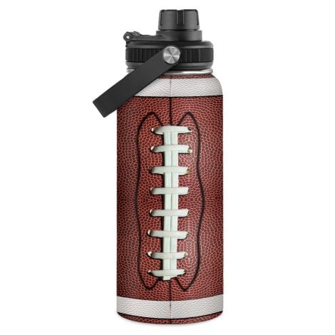 32oz Stainless Steel Insulated Football Water Bottle – Perfect Gift for Sports Enthusiasts, Coaches, and Players.