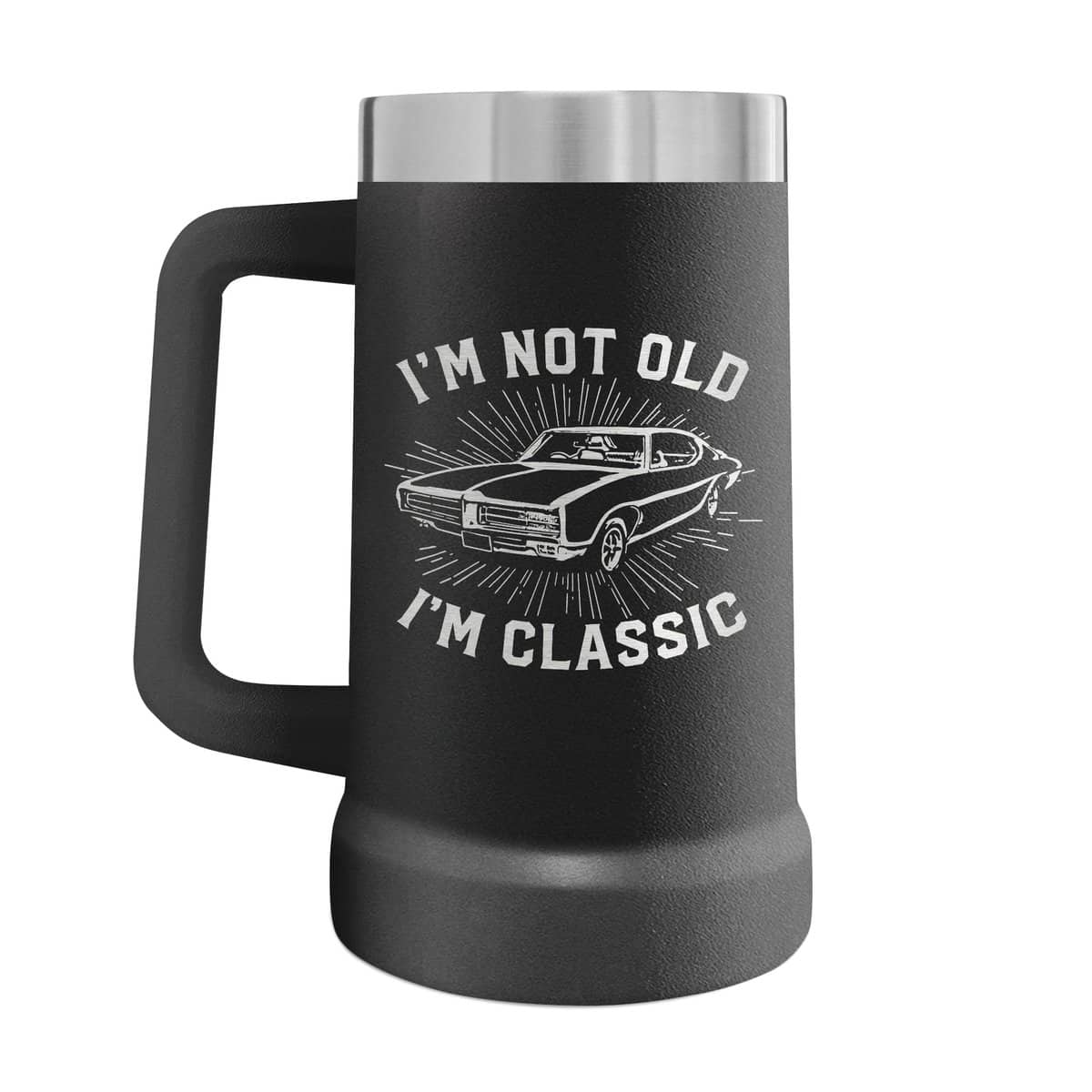 Chirstmas Gifts for Men, Dad, Old Men - Gifts for Dad, Gifts for Men - Men Gifts for Christmas - Birthday Gifts for Men, Gag Gifts for Men Funny, Men Birthday Gifts Ideas - Beer Stein Cup 24Oz