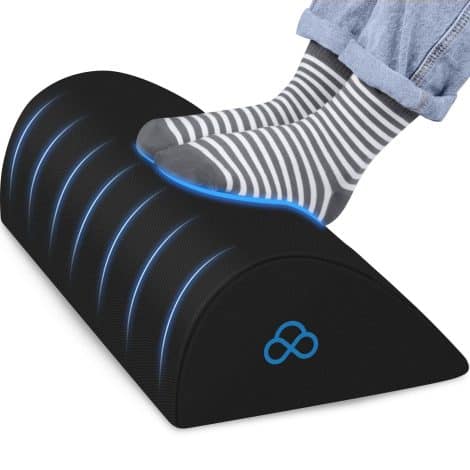 StepLively Memory Foam Foot Rest: Relieve fatigue and pain, perfect gift for adults and teens at work or home.