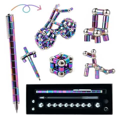 Magnetic Fidget Pen – Fun, stress-relieving toy for kids aged 8-13. Perfect gift for teens!