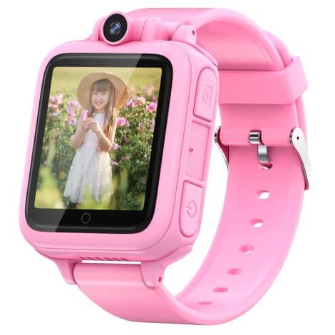 Hepoasky Kids Game Smart Watch – Perfect gift for young girls, packed with fun games, music player, and camera.