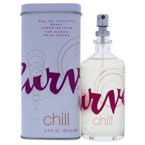 Refreshing Curve Chill Perfume Spray, the perfect fragrance for American women. 3.4oz of delightful scent.