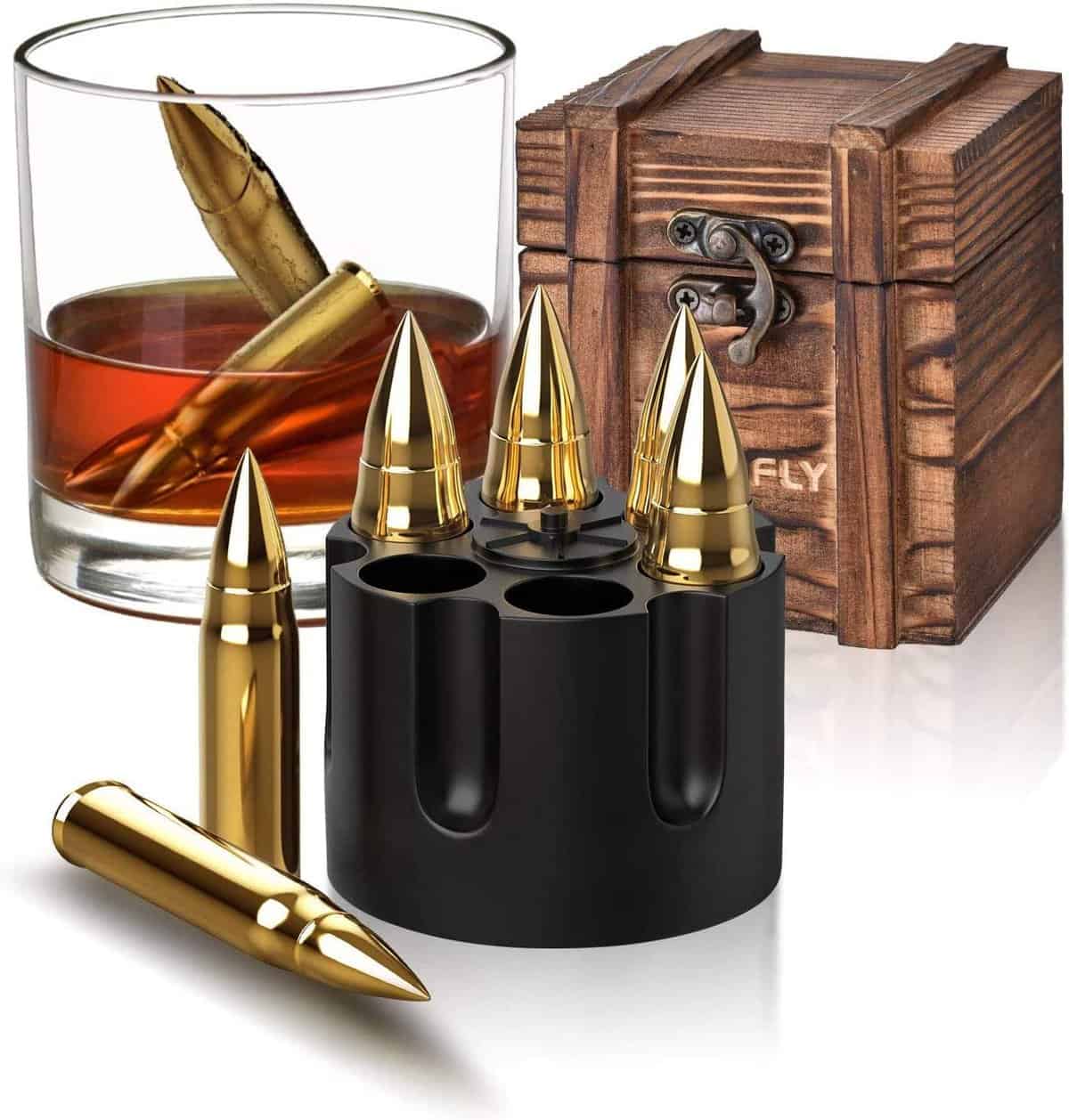 Oaksea Gifts for Men Dad Husband Christmas, Whiskey Stones, Unique Anniversary Birthday Stocking Stuffers Gift Ideas for Him Boyfriend, Man Cave Stuff Cool Gadgets Retirement Bourbon Presents for Uncle