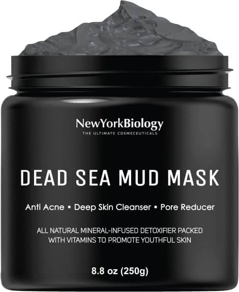 New York Biology Dead Sea Mud Mask – Premium Face and Body Treatment for Clear, Healthy Skin – 8.8oz.