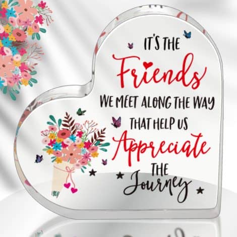 Decorative sign for your best friend – a perfect friendship gift for birthdays & Christmas!