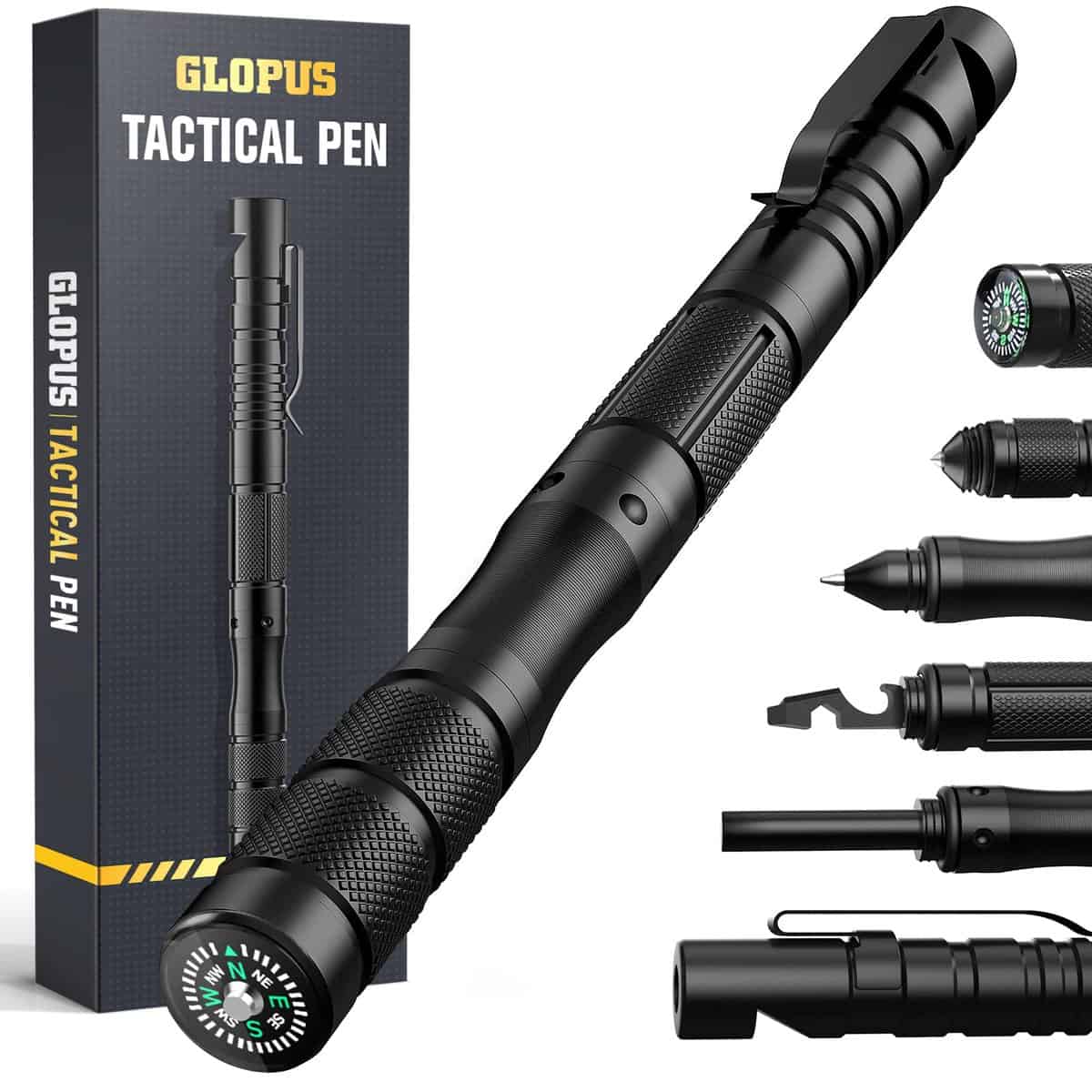 Gifts for Men, 9 in 1 Tactical Pen Mens Gifts for Christmas Stocking Stuffers for Adults, Birthday Gifts for Him Dad Boyfriend Husband, Cool Gadgets for Men, tools Gifts for Men Who Have Everything