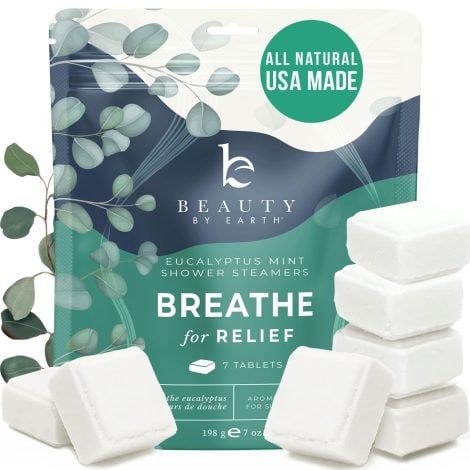 Eucalyptus Shower Steamers – American-made spa gifts for relaxation and self-care. Perfect stocking stuffers for Christmas.