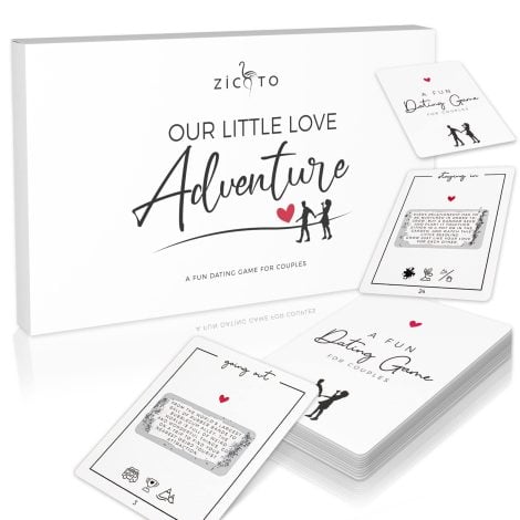 ZICOTO 40 Exciting Scratch Off Date Concepts – Ultimate Couple Game for a Memorable Night Out. Great for Couples!