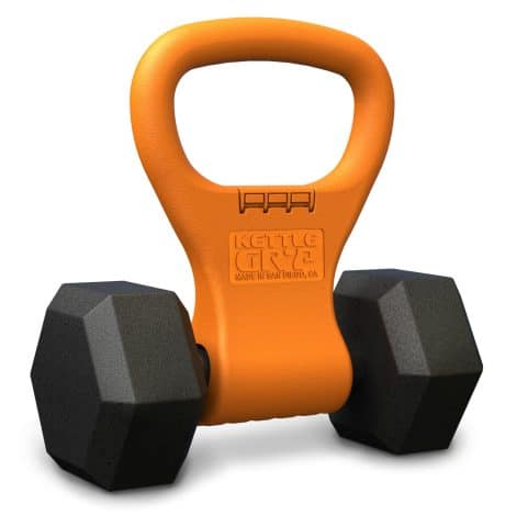 KETTLE GRYP – Transform your dumbbells into kettlebells easily! The original, proudly made in the USA.