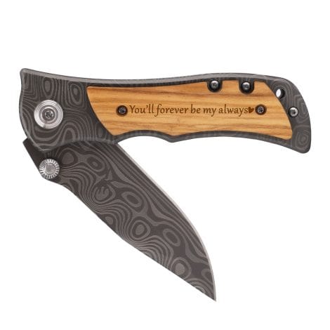 Engraved UYHKVXF Pocket Knife for Men – A Meaningful Gift for Your Boyfriend or Husband’s Birthday or Anniversary.