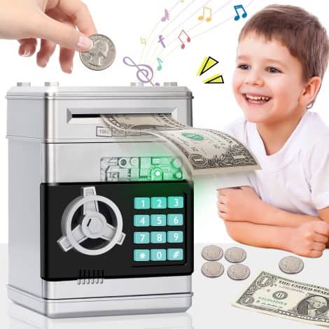 “Magic Cashbox: Fun Piggy Bank Toys for Boys Ages 6-11, Ideal Easter and Christmas Gifts!”