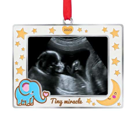 EVA Whisper 2023 Ultrasound Frame – Share the joy of pregnancy with this special Christmas ornament!