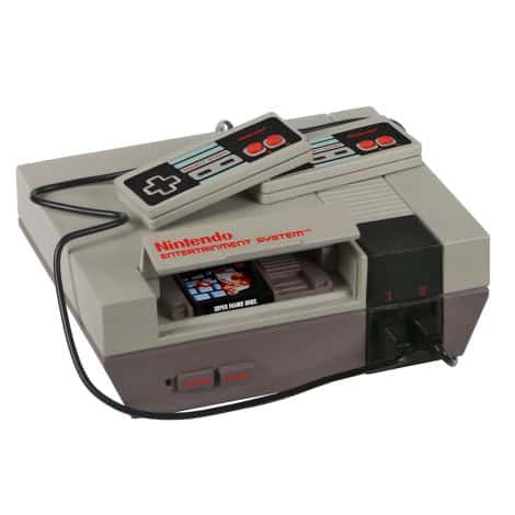 Hallmark’s NES Console Ornament: a festive keepsake for gamers, featuring light and sound. Ideal holiday gift.