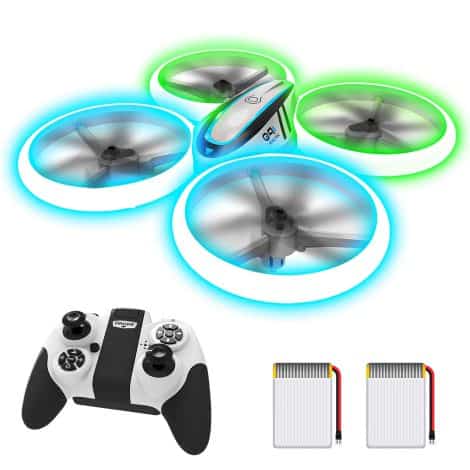 Q9s Drones for Kids – The perfect gift for boys and girls, easy to fly with cool lights and remote control.