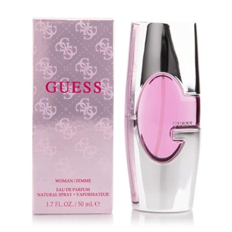 “Women’s GUESS Eau de Parfum – 1.7 Fl Oz fragrance crafted exclusively for American consumers.”