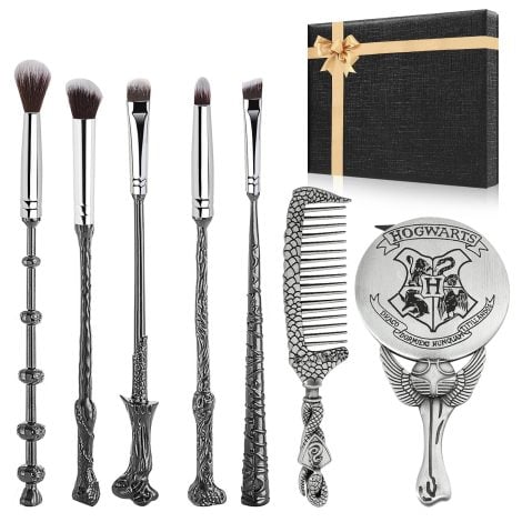 Magical Makeup Brushes, Enchanting Cosmetic Brush Kit, Perfect Gift for Women, Girls, and Children during Christmas.