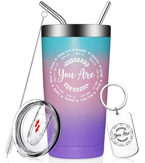 20oz Inspirational Christian Gifts for Women – Perfect Christmas, Birthday, Thank You Gifts for Women, Pastors, and Friends