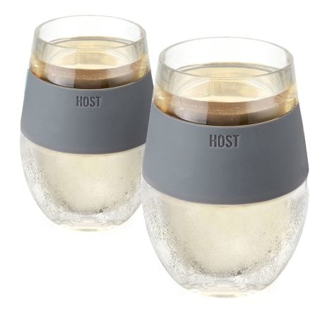 Gift Essentials: Set of 2 Chilled Wine Cups – Keep your favorite wines perfectly cool and stylishly served!