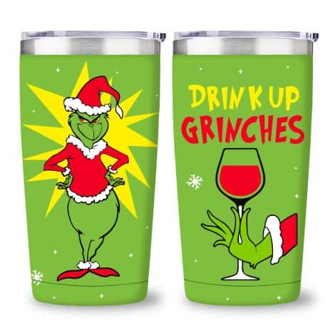 Hilarious Xmas Tumbler – 20 oz Stainless Steel Travel Mug keeps your drink hot/cold. Perfect gift for everyone.