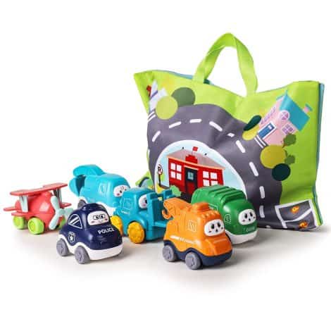 ALASOU Baby Truck Car Toys Bundle – Perfect 1st Birthday Gift for Boys Ages 1-2!