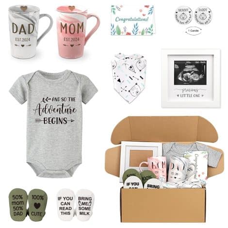 2024 New Parents Bundle: Ideal Pregnancy Announcement & Baby Shower Present for First-Time Mom and Dad!