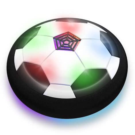 LED Hover Soccer Ball by Toyk Boy Toys: Air Power Training Ball for indoor/outdoor Soccer fun. Perfect birthday gift for boys aged 3-12.