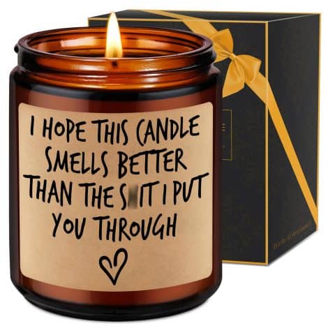 Apology, affection, and humor combined in a Fairy’s Gift Candle, a perfect gift for your loved ones.