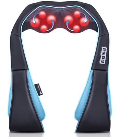 Deep Kneading Shiatsu Massager with Heat for Neck, Back, Shoulders, and more – Perfect Gift for Everyone.