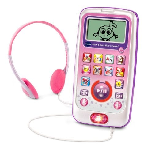 Exclusive Pink VTech Rock and Bop Music Player, only available on Amazon, perfect for music lovers.