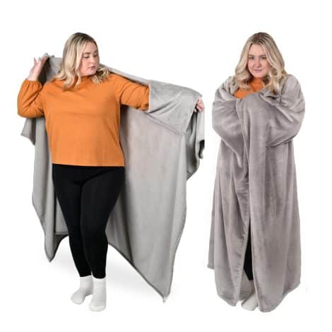 Moon Sonder is a versatile wearable blanket and cape, perfect as a cozy gift for any occasion.