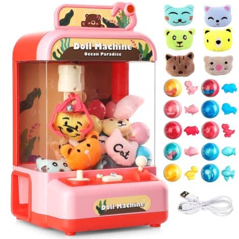 Introducing the Bessome Candy Mini Claw Machine – The Perfect Gift for Girls, Ages 4-12+!