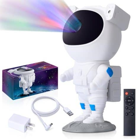 Space Explorer Night Light – Captivating Nebula Projector – Perfect Christmas Gift for Boys Age 3-9 – Stellar Bedroom Decor.