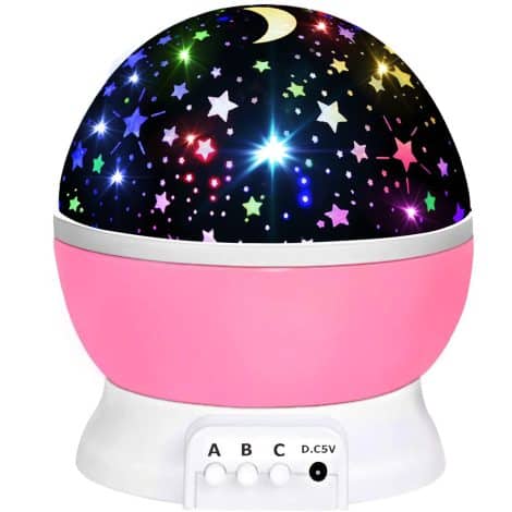 Gifts for girls aged 1-10, a star projector for kids aged 2-9. Perfect for Christmas and birthdays.