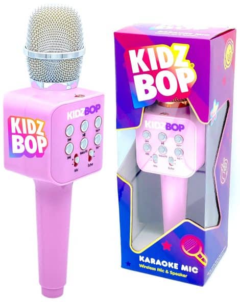 The Move2Play Kidz Bop Karaoke Microphone is the perfect gift to inspire musical fun for kids 4 and up.