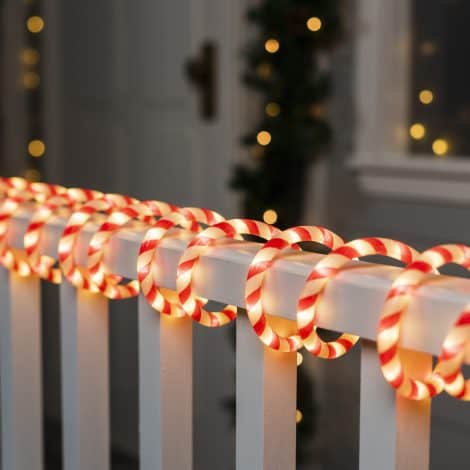 Introducing our American-favorite Joiedomi 40FT LED Candy Cane Rope Lights, perfect for outdoor Christmas decorations and parties!