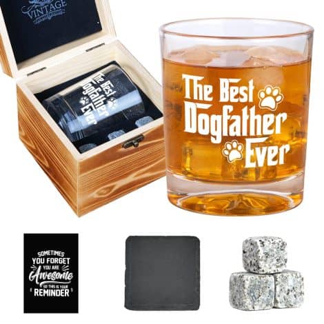 Personalized Dog Dad Gifts: Ithmahco’s Whiskey Glasses – Perfect Funny Christmas Gifts for Dog Lovers!