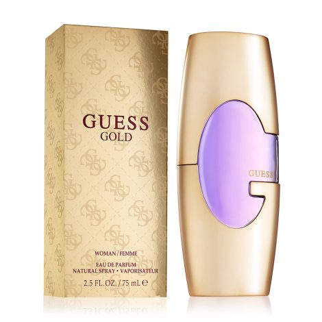 Try out the 2.5 Fl. Oz. Guess Gold Women’s Eau de Parfum Spray, a captivating fragrance for American ladies.