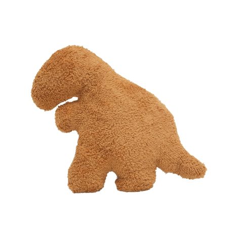 Dino Nugget Plush, a playful 15-inch stuffed toy pillow resembling funny dino-shaped chicken nuggets, perfect for Christmas gifts!