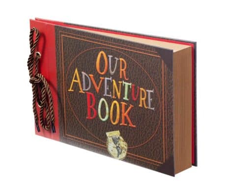 AMAOGE Adventure Book Scrapbook: Embossed Hard Cover for Special Memories – Perfect for Anniversaries, Weddings, and More!