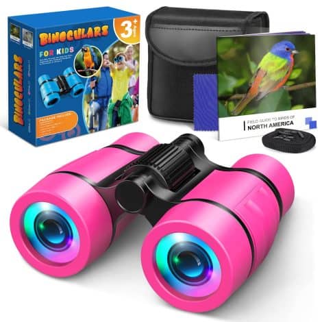 Bird Watching Binoculars for Kids: Perfect Gift for Girls and Boys – Ages 4-8 – this Christmas!