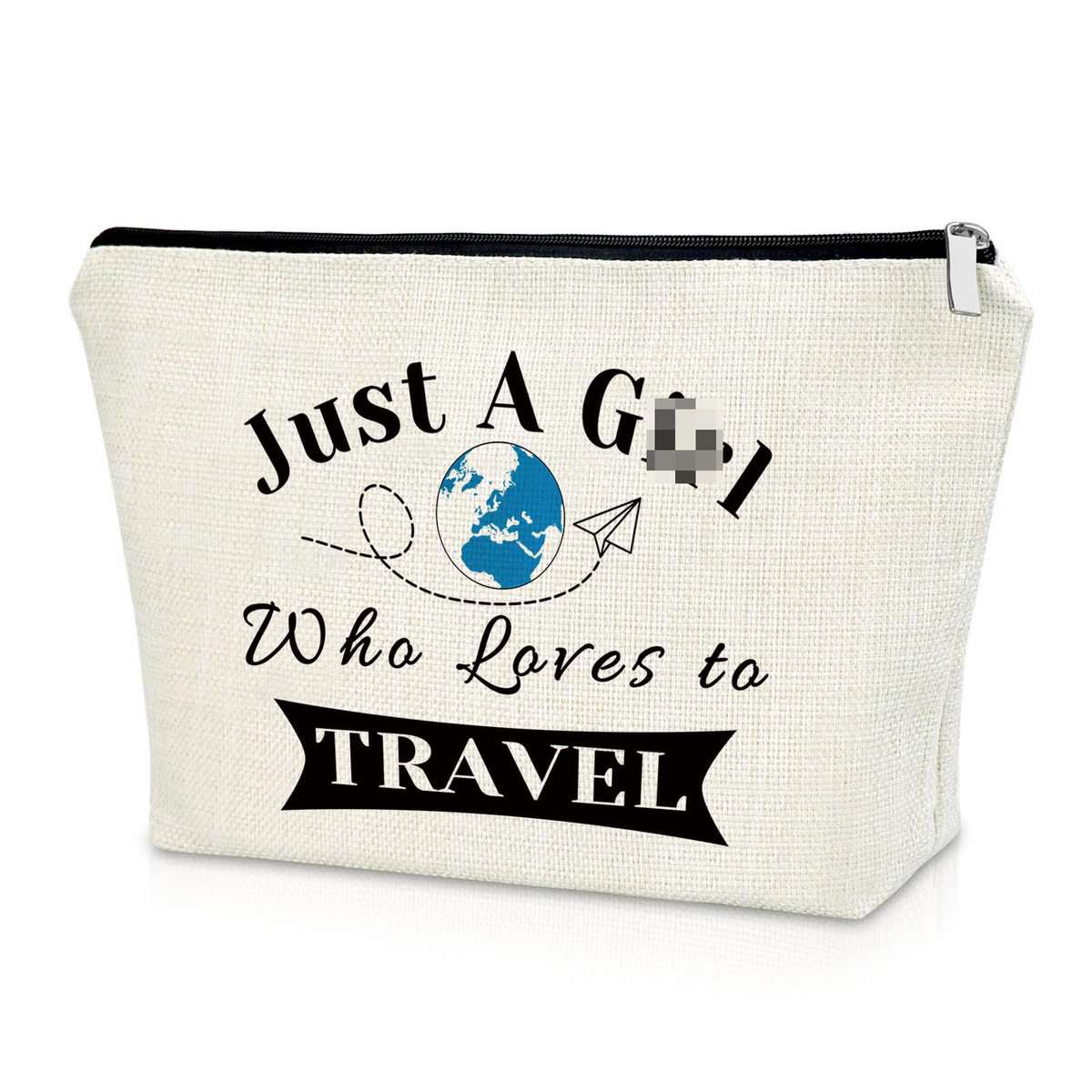 Sazuwu Travelers Gifts for Women Makeup Bag Gifts for World Travelers Women Travel Lovers Gift Ideas Travel Buddies Gifts Beach Travel Gifts for Trip Cosmetic Bag Holiday Travel Gift Birthday Christmas Gifts