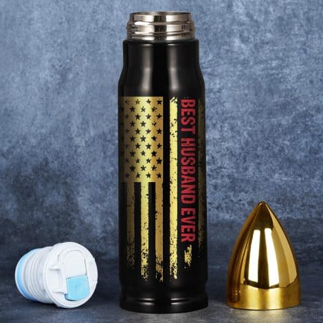 Christmas gifts for your husband, including a 17oz tumbler with “Best Husband Ever” for the man who has everything.