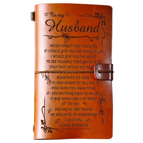 “PRSTENLY Husband’s Leather Journal: A Perfect Gift for Him on Father’s Day, Anniversary, Birthday, or Christmas!”