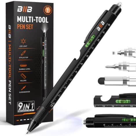 BIIB Multitool Pen – The perfect gift for dad, grandpa, or husband. A must-have gadget for men!