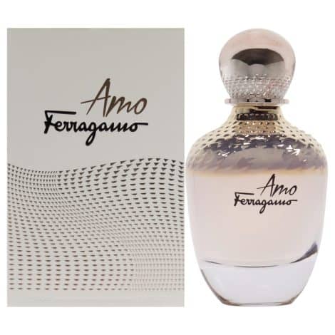 Salvatore Ferragamo’s Amo Ferragamo, an eau de parfum spray, 3.4 oz, designed for American women.