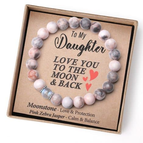 THEMEROL Mom-Daughter 21st Bday Bracelets, Perfect Teen Girl Gifts for Easter, Christmas or Valentine’s Day!