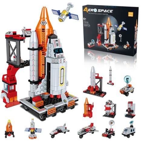 “Ultimate Space Adventure Set: 12-in-1 STEM Toy with Rocket, Launcher; Perfect Gift for Boys 6-12”