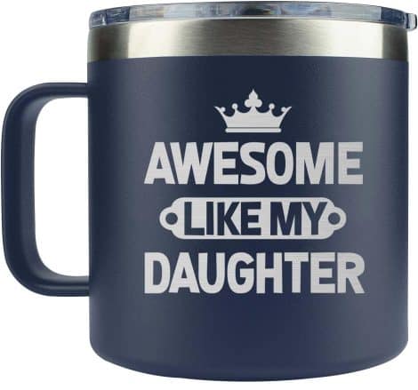 Awesome and Unique Christmas gifts for your dad – Perfect for birthdays too! Navy Dad Mug, 14oz.